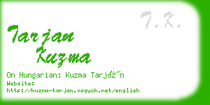 tarjan kuzma business card